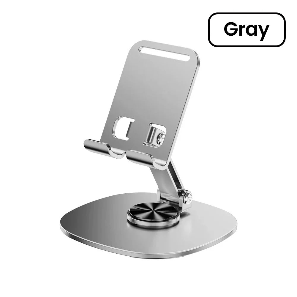 Foldable Mobile Phone Stand 360 Rotation Desktop Holder For iPad iPhone 15 14 13 Pro Samsung Tablet Cell Phone Portable Bracket