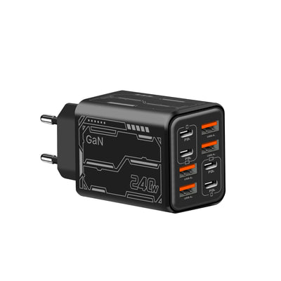 Lenovo 8‑in‑1 240W Multi-Port Charger 4USB 4Type C with PD Fast Charging Charging Station for Smartphone Universal EU US UK Plug