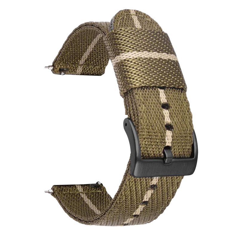 18mm 20mm 22mm 24mm Nylon Weave Strap Men Women Sport Quick Release Bracelet for Seiko Omega for Huawei Samsung Smart Watch Band