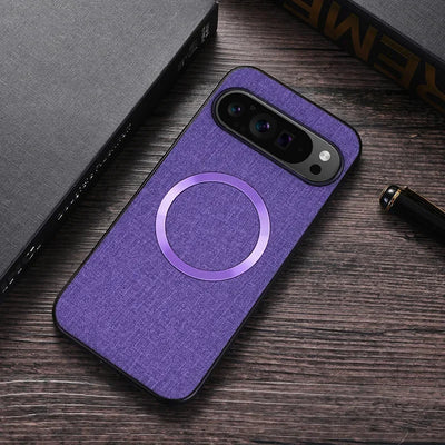 Premium Fabric Shockproof Phone Case For Google Pixel 11 10 9 8 7 Pro 10A 9A 8A 7A XL Compatible MagSafe Magnetic Charging Cover