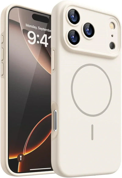 Orange for IPhone17 Silicone Soft Magnetic Case for IPhone 17 Air 16 15 14 13 12 18 Pro Max Plus 17Pro for Magsafe Phone Cover