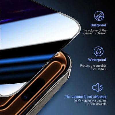 3-1Pcs Dust Free Installation Privacy Screen Protector For IPhone 17 16 14 11 12 13 15 Pro Max 16 Plus XR Air Anti-spy Glass Box