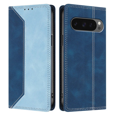 Magnetic Leather Wallet Case for Google Pixel 10 9 9A 8 8A 7 7A 6 6A 5 5A 4A 5G Pro XL Flip Phone Cover Rfid Blocking Shockproof