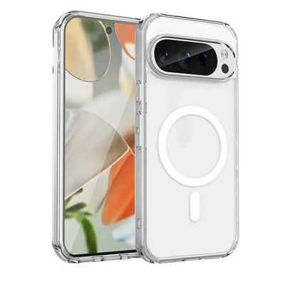 Clear Magnetic Phone Case For Magsafe Google Pixel 10 Pro XL 7 8 9 Pro 11 Pro XL 10A 9A 8A MacSafe Transparent Ultra Slim Cover