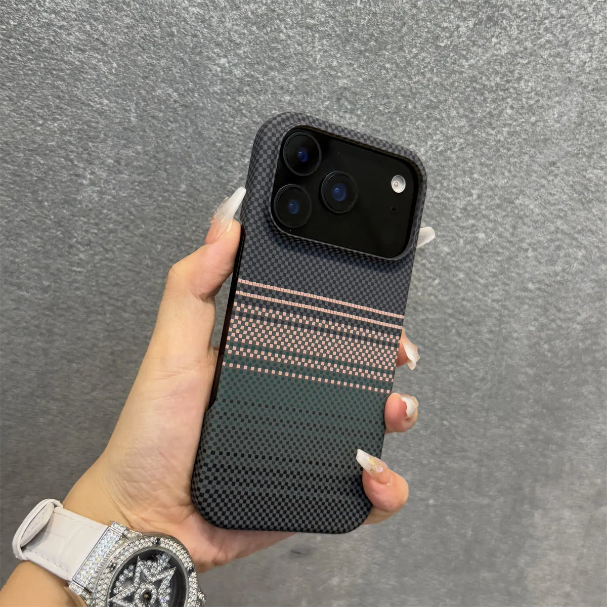 Frameless Carbon Fiber Kevlar For Magsafe Magnetic Phone Case For iPhone 17 Air 16 15 14 13 12 Plus 17 Pro Max PC Texture Cover