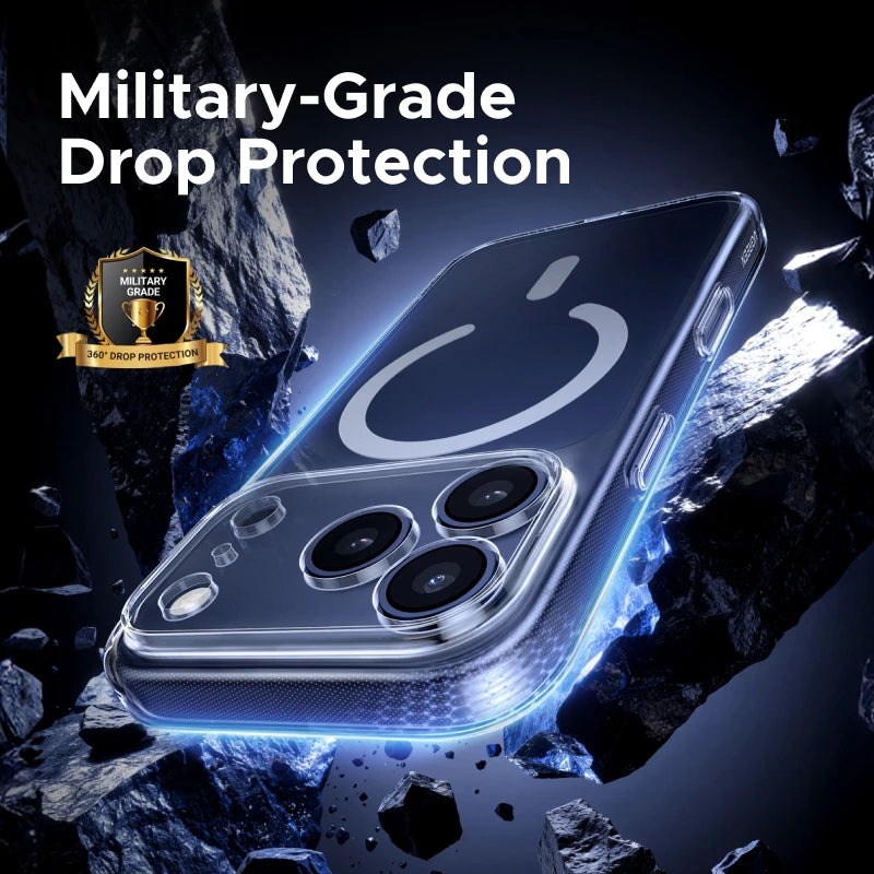 UGREEN Magnetic Case for iPhone 18 17 Pro Cases Shockproof Cover for iPhone 17 16 15 14 Pro 17pro max for Magsafe Macsafe Case