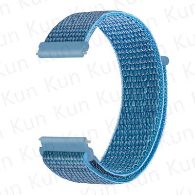 20mm 22mm Band For Samsung Galaxy Watch 6/5/4/5pro/4/6 Classic/active 2 Nylon loop sport bracelet huawei watch GT 4-2-2e-3 Strap