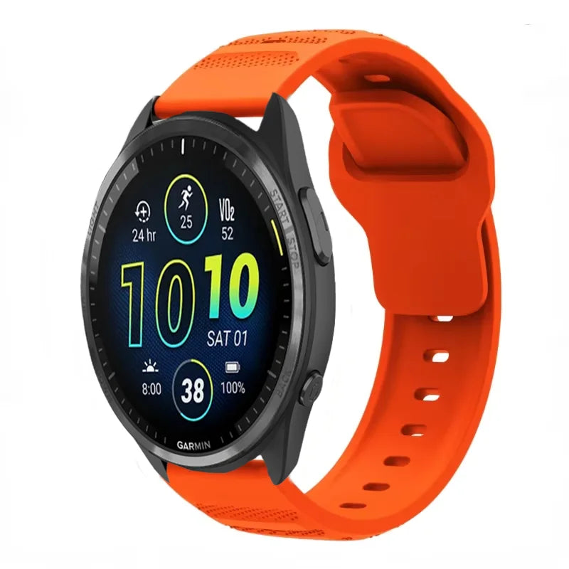 20mm 22mm Silicone Strap for Garmin Forerunner 965 955 265 255 165 55 Fashion Replacement Wristband for Garmin Venu 3/2 Active 5