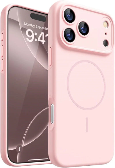 Orange for IPhone17 Silicone Soft Magnetic Case for IPhone 17 Air 16 15 14 13 12 18 Pro Max Plus 17Pro for Magsafe Phone Cover
