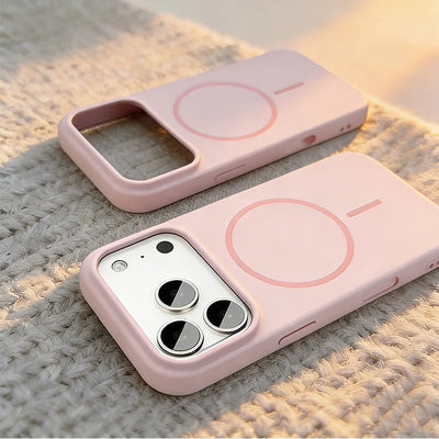 Matte Soft Liquid Silicone Phone Case For iPhone 15 16 17 18 14 13 12 Pro Max Magsafe Wireless Charging Cover For Apple 18 Pro