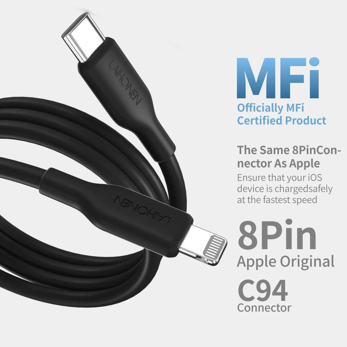 USB C to Lightning Cable for iPhone 14 13 12 11 Pro Max XS Plus 27W Fast Charging Cable Type C to Lightning for iPad MacBook