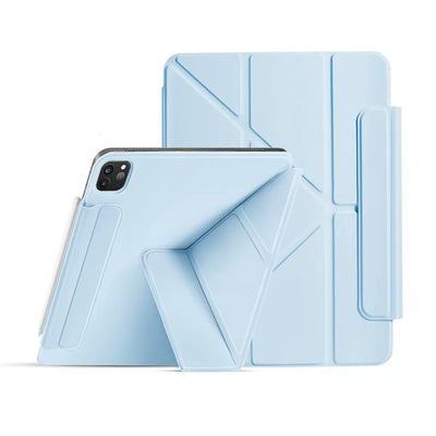 Case for iPad Mini 6/7 & Air 13-inch! Magnetic Closure Double-Sided Folio, Y-Fold Multi-Angle, Auto Wake/Sleep Smart Cover
