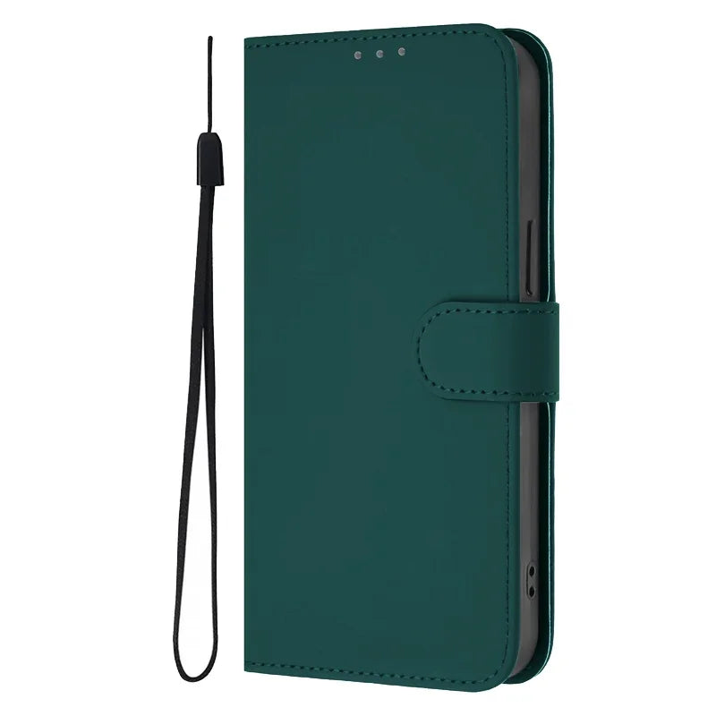 Fashion Candy Solid Color Leather Flip Case For iPhone 14 13 Plus 12 11 Pro Max Funda i Phone 14 Pro 13Pro Max Wallet Cover Case
