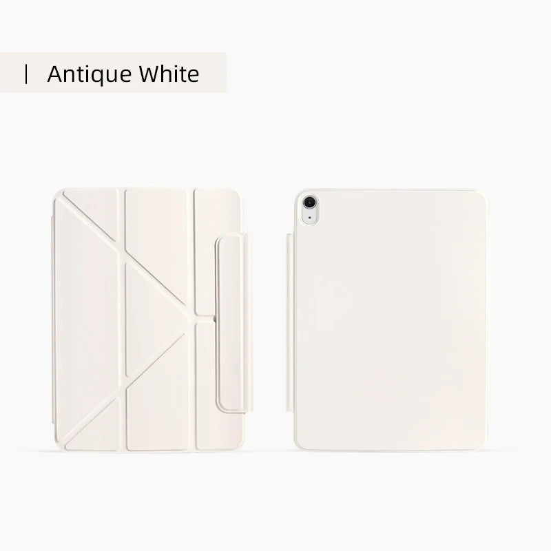 Case for iPad Mini 6/7 & Air 13-inch! Magnetic Closure Double-Sided Folio, Y-Fold Multi-Angle, Auto Wake/Sleep Smart Cover
