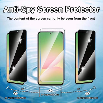 1-5PCS Privacy Screen Protector For Samsung S26 Ultra S25 A17 A16 A56 5G A55 A57 A36 A06 A07 A52 A37 A26 Anti Spy Tempered Glass