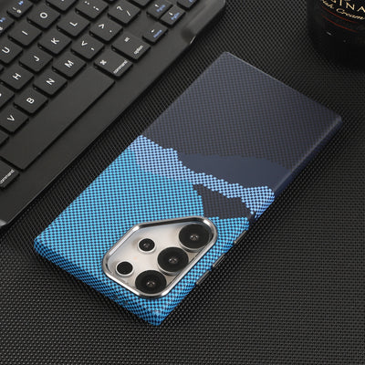 Luxury Kevlar Aramid Fiber Case For Samsung Galaxy S22 S23 S24 S25 S26 Ultra Plus Magnetic Carbon Fiber Phone Cover For S26 Plus