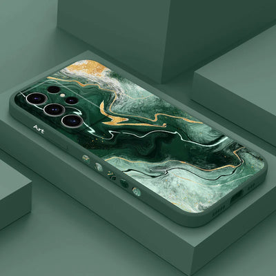 Marble Texture Phone Case For Samsung Galaxy S25 S24 S23 S22 S21 S20 S10 S10E Ultra Plus FE Note 20 Ultra 10 Plus Cover
