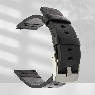 20mm 22mm Watch band Quick release Leather Strap for Samsung Galaxy Watch 3 Active2 40 44mm huawei watch gt 2 WatchBand 24 18mm
