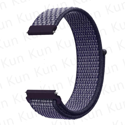 20mm 22mm Band For Samsung Galaxy Watch 6/5/4/5pro/4/6 Classic/active 2 Nylon loop sport bracelet huawei watch GT 4-2-2e-3 Strap