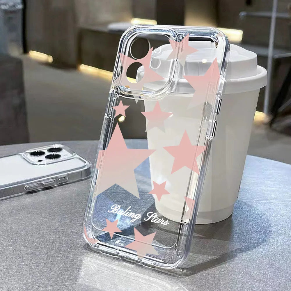Fashion Starry Sky Stars Phone Case For Samsung Galaxy A56 A55 5g S26 S25 Ultra S24 FE S23 Case A54 A26 A17 A07 4G A06 A36 Cover