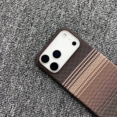 Frameless Carbon Fiber Kevlar For Magsafe Magnetic Phone Case For iPhone 17 Air 16 15 14 13 12 Plus 17 Pro Max PC Texture Cover