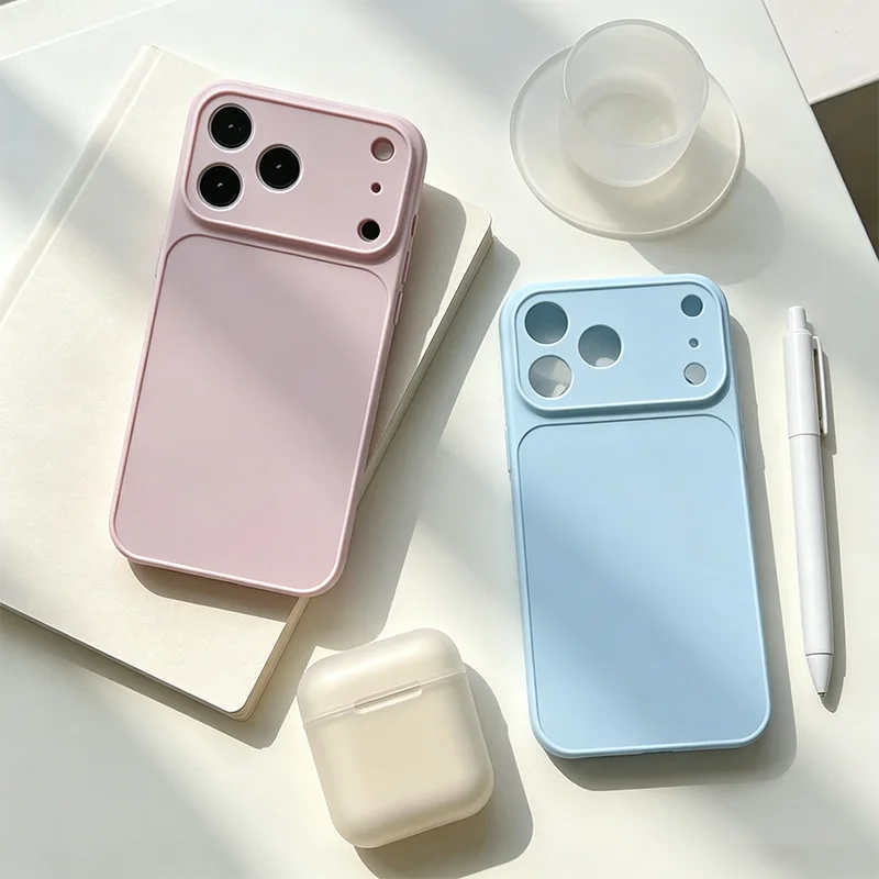 Luxury Matte Candy Color Phone Case for iPhone 17 16 15 14 13 12 11 Pro Max, Shockproof Soft TPU Silicone Bumper Protective Back Phone Cover