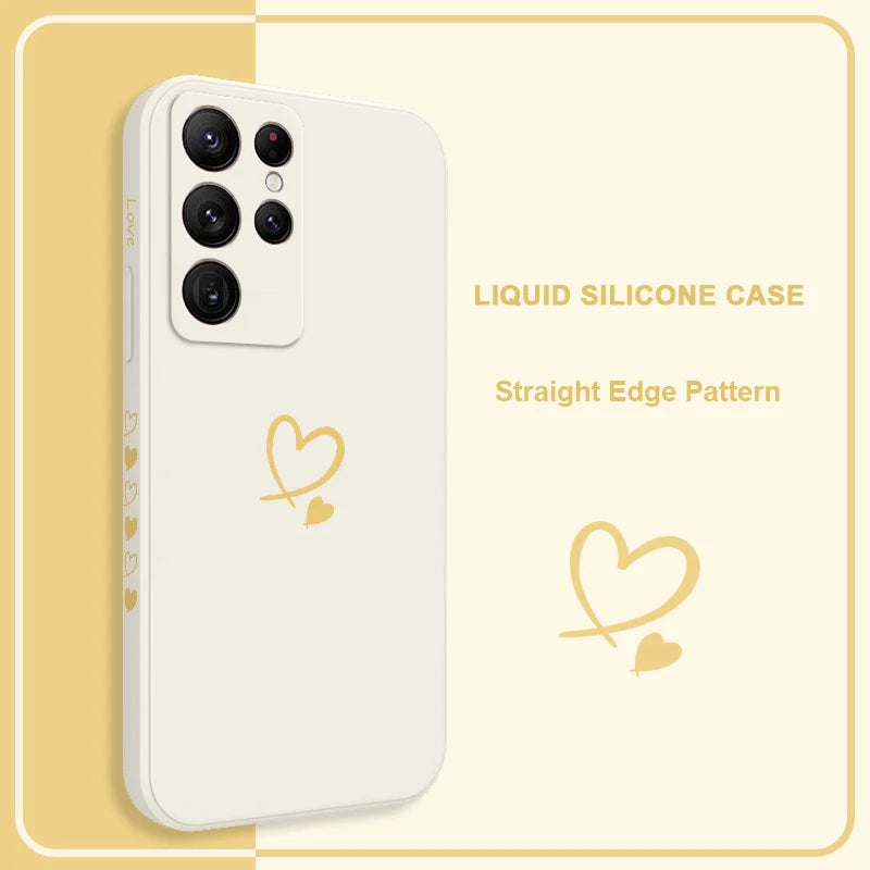 Gemini Love Phone Case For Samsung Galaxy S25 FE S24 S23 S22 S21 S20 Ultra Plus S10 Note 20 ultra 10 9 Plus Cover