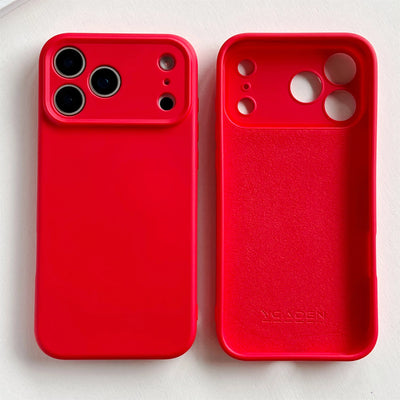 TPU Shockproof Cover For iPhone 17 16  Pro Max For iPhone 17Air 16 15 14 Pro Case Liquid Silicone Original TPU Protect Case