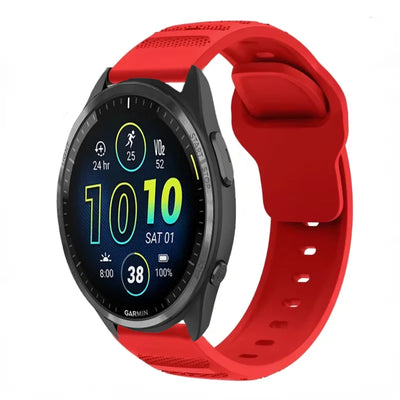 20mm 22mm Silicone Strap for Garmin Forerunner 965 955 265 255 165 55 Fashion Replacement Wristband for Garmin Venu 3/2 Active 5