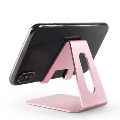 Desktop Metal Mobile Phone Stand Universal Lazy Tablet Dock for All Smartphone iPhone Xiaomi iPad Samung Galaxy Tab Live Mount