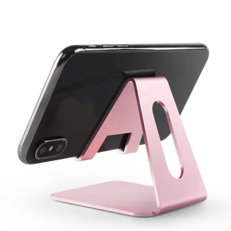 Desktop Metal Mobile Phone Stand Universal Lazy Tablet Dock for All Smartphone iPhone Xiaomi iPad Samung Galaxy Tab Live Mount