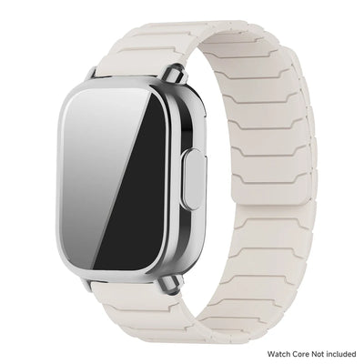 Silicone Strap+Case for Xiaomi Redmi Watch 5 Active/5Lite Magnetic Band Full Cover Bumper for Redmi Band 5 Lite Shell Bracelet