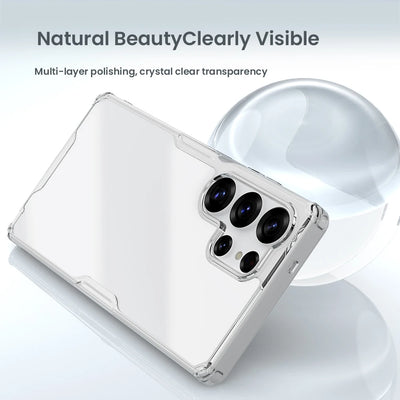 Nillkin for Samsung Galaxy S26 Ultra S26 Plus S25 Ultra S24 Ultra S23 Ultra TPU + PC Silicone Soft Transparent Phone Case