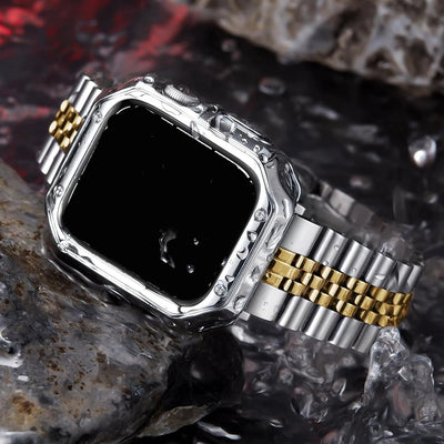 Stainless Steel Strap For Apple Watch Band Series 12/11/10/9/8/7/6/5/SE 3 Metal Bracelet For iWatch Ultra 4 49mm 45mm 44mm 46mm