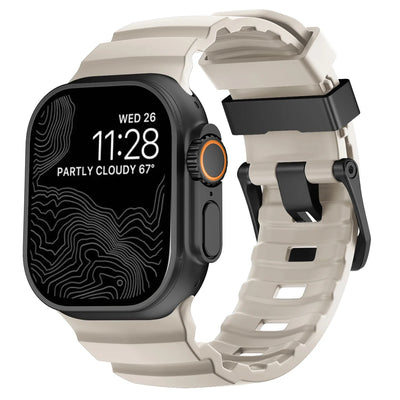 Trail Silicone Band for Apple Watch Ultra 4 3 2 49mm Strap 46mm 45mm 44mm Sport Bracelet iWatch Series 12 11 10 Ultra 9 8 7 SE3