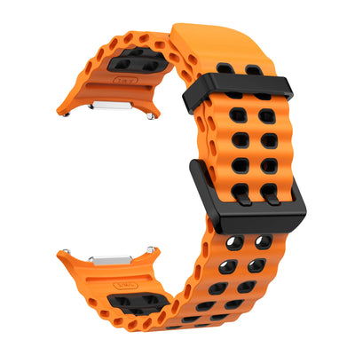 Ocean Strap for Samsung Galaxy Watch Ultra 2 Sports Silicone Band for Galaxy Watch 9-8-7 Ultra 47mm Official Original Wristband