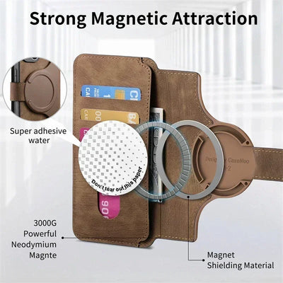 Magnetic 2 In 1 Detachable Flip Card Wallet Case For Magsafe Samsung Galaxy S26 S25 S24 S23 FE S22 S21 Ultra Note20 Plus A56 A36
