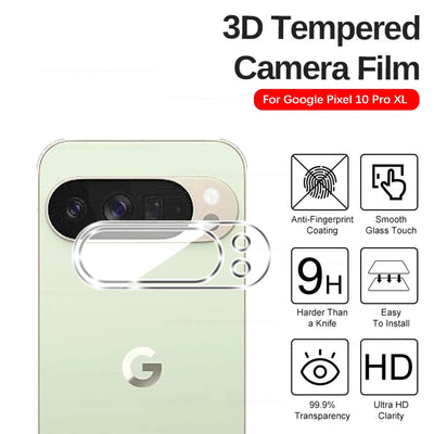 3D Curved Camera Lens Protector For Google Pixel 10 Pro XL Tempered Glass Pixel 11 Pro Pixel11 10Pro XL 5G Lens Screen Protector