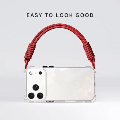 Crossbody Phone Case with Lanyard For iPhone 17Air 16 Pro Max 15 14 18 Pro Max  чехол на айфо Necklace Strap Cord Soft Cover