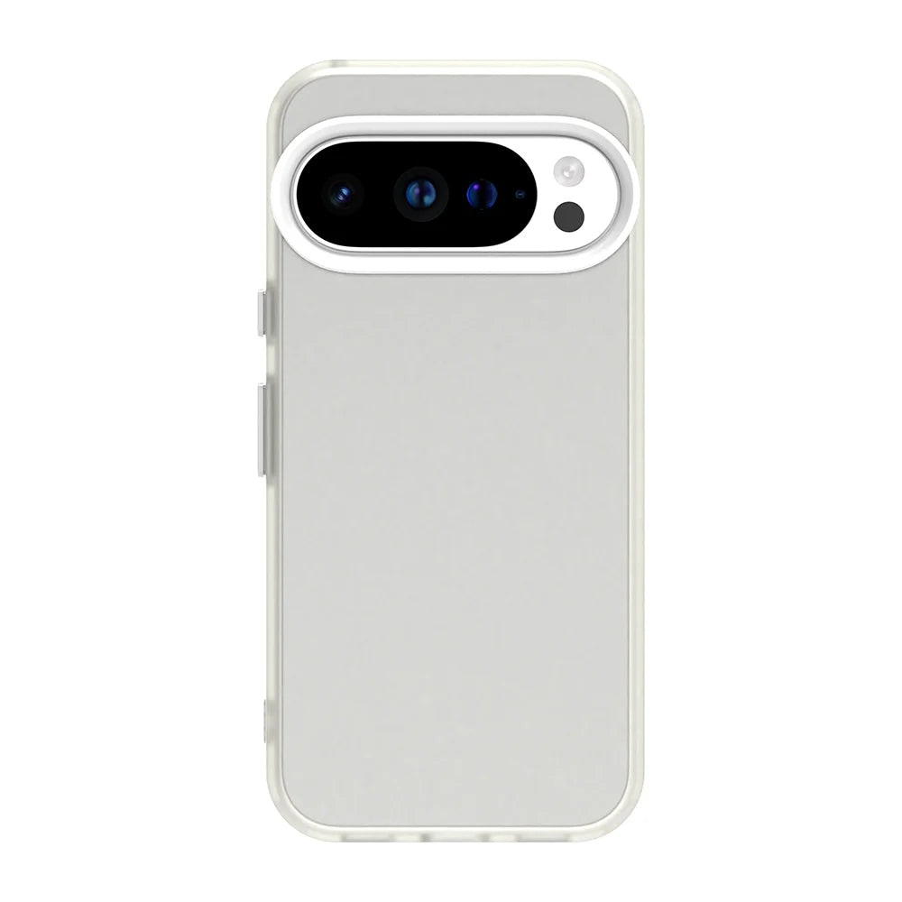 Frosted Fashion Soft Bumper Candy Color Phone Case For Google Pixel 10 9 8 A Pro XL Case Frame Protect Independent Button Cover