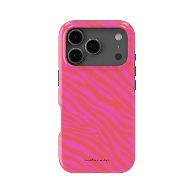 Y2K Aesthetic Pink Floral Sunburst Phone Case for iPhone 17 17e 16e 16 15 14 13 12 11 Air Pro Max Plus Double-layer Back Cover