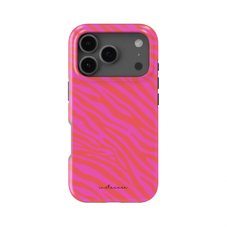 Y2K Aesthetic Pink Floral Sunburst Phone Case for iPhone 17 17e 16e 16 15 14 13 12 11 Air Pro Max Plus Double-layer Back Cover