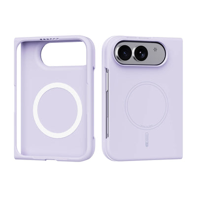 Simple Magnetic Skin-Feel Liquid Silicone Phone Case‌ For iPhone Duo iPhone 18 Fold Shockproof for Magsafe Flexible Slim Cover