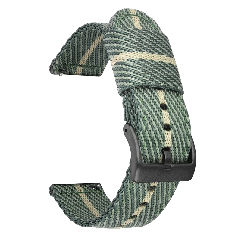 18mm 20mm 22mm 24mm Nylon Weave Strap Men Women Sport Quick Release Bracelet for Seiko Omega for Huawei Samsung Smart Watch Band