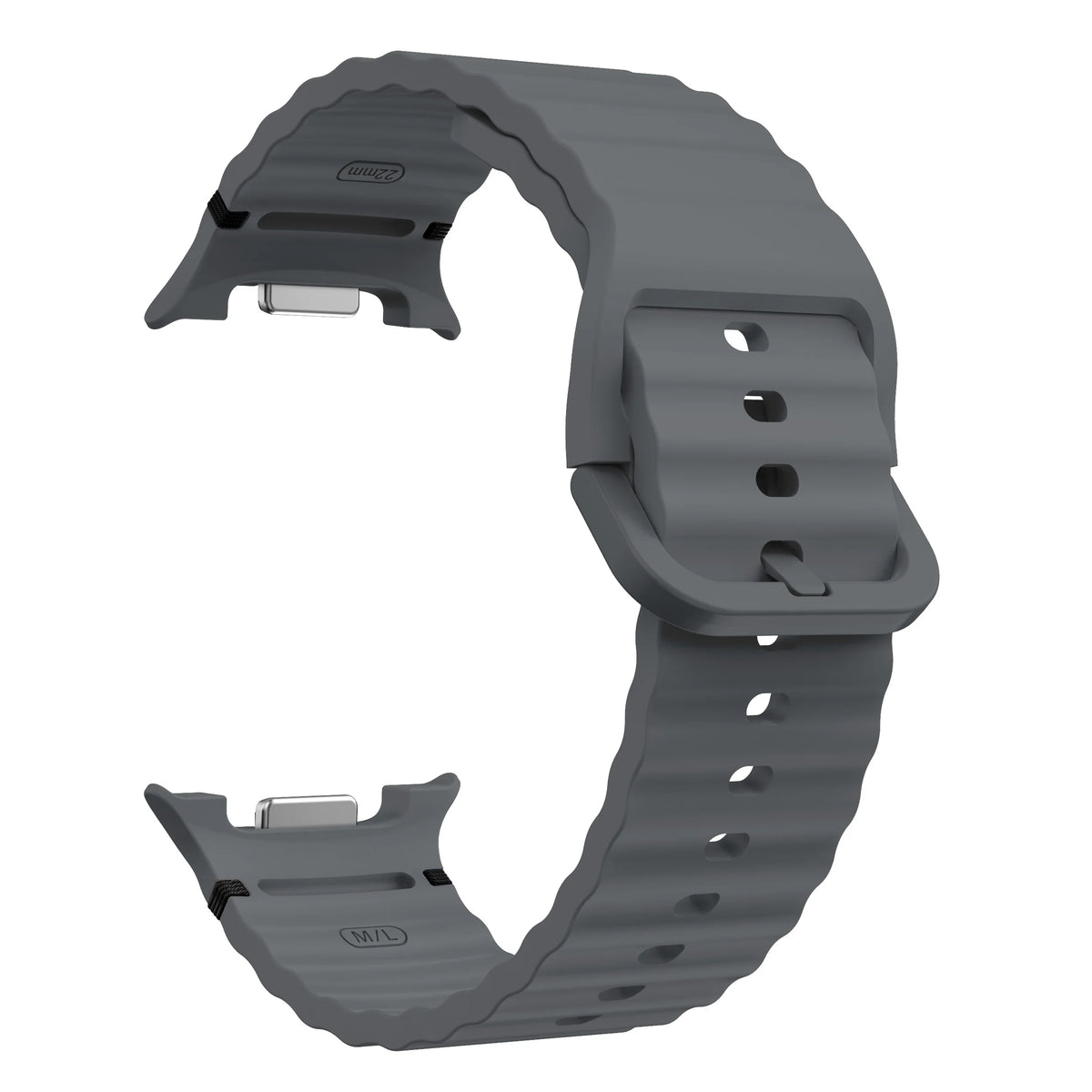 Official Silicone Strap for Samsung Galaxy Watch 9/8 40mm 44mm Sports Replacement Wristband for Galaxy Watch 8 Classic 46mm Band