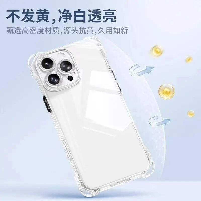 Crossbody Phone Case with Lanyard For iPhone 17Air 16 Pro Max 15 14 18 Pro Max  чехол на айфо Necklace Strap Cord Soft Cover