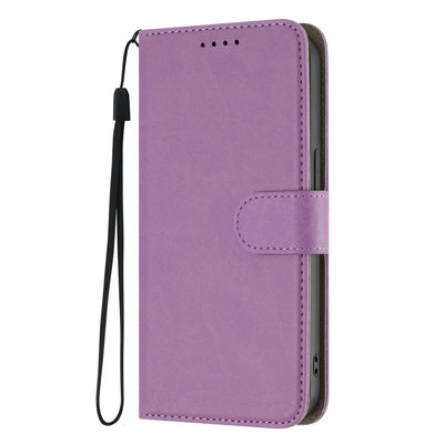For iPhone 17 Pro Max Solid Color Luxury Leather Flip Case on For iPhone 17 16 15 14 13 12 Pro Max Plus 17 Air 16E Wallet Cover