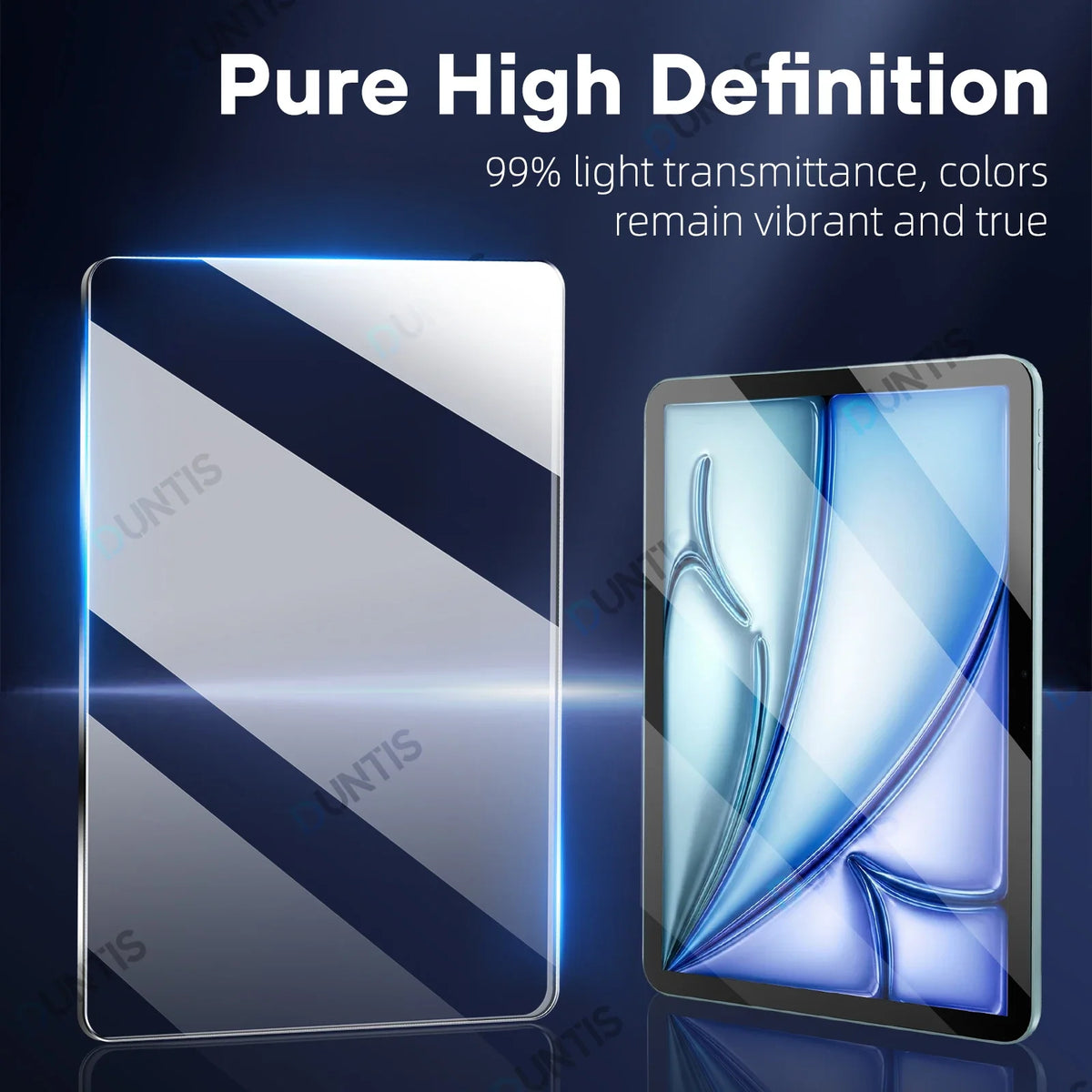 2Pcs Tempered Glass Screen Protector For iPad Pro Air 13 11 12.9 2025 M5 M4 M3 M2 Air 5 4 10th 9th Generation Mini 6 7 HD Film