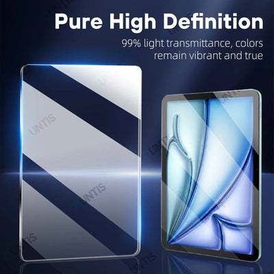 2Pcs Tempered Glass Screen Protector For iPad Pro Air 13 11 12.9 2025 M5 M4 M3 M2 Air 5 4 10th 9th Generation Mini 6 7 HD Film
