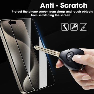 1-4PCS Screen Protector Glass For iPhone 17 Pro Max Air 17Pro 9H Hardness Tempered Glass Protective Cover Film For iPhone 17 16